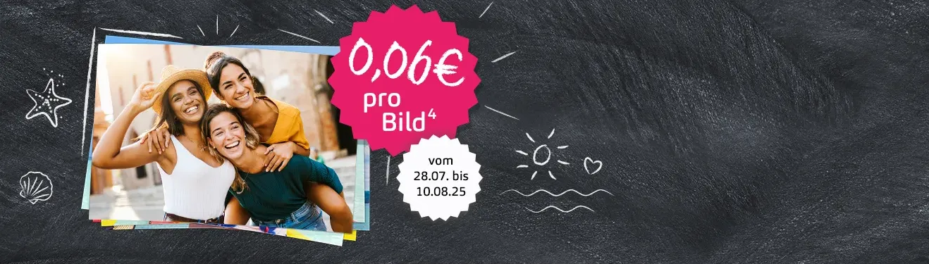 Bilderaktion bei der ROSSMANN Fotowelt. Erhalte dein digitalen Fotoabzug im 10er-Format für 0,06 € statt 0,08 €. 