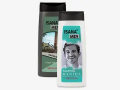 ISANA Men Duschgel personalisiert mit euren Fotos und individuellen Designs. Das Duschgel ist eine 3 in 1 Pflege für Körper, Gesicht und Haar und pH-hautfreundlich.